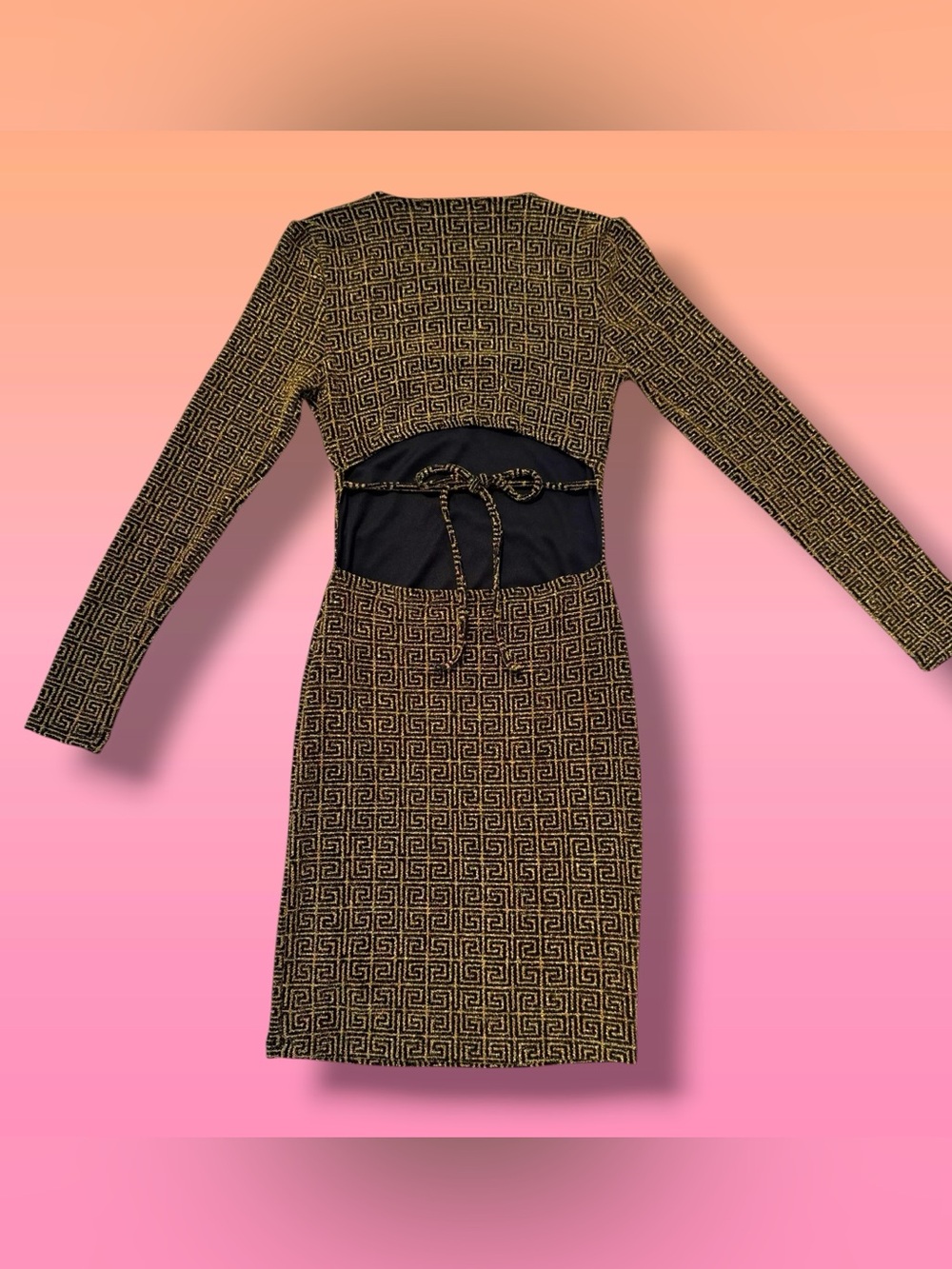 Madden Girl geometric metallic dress - Picture 2 of 9